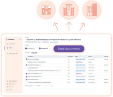 florence, distributing documents