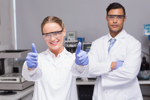 scientist smiling with thumbs up-GettyImages-847006300