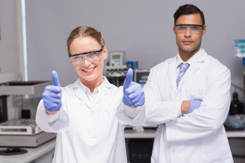 scientist smiling with thumbs up-GettyImages-847006300