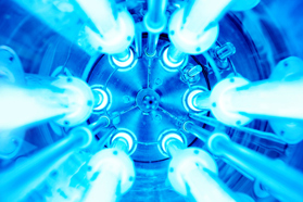 Ultraviolet lamps for water disinfection-GettyImages-1271779123