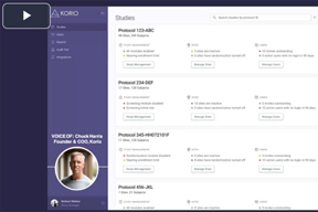 Korio RTSM Platform Cohort Configuration Demo