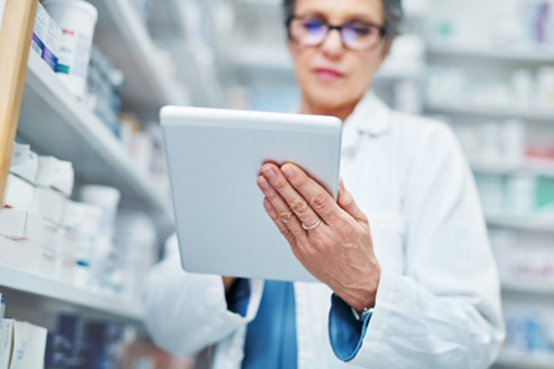 Digital tablet in pharmacy-GettyImages-1262631154