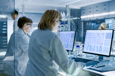 Male and female scientist working on computer-GettyImages-949947128 Male and female scientist working on computer-GettyImages-949947128