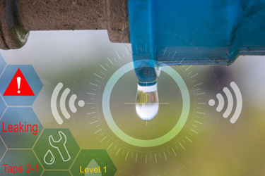 Water leak sensor alert-GettyImages-1424170465