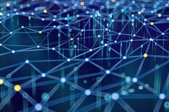 Artificial Intelligence AI Neural Network Concept with Lines and Binary Code-GettyImages-2197579271