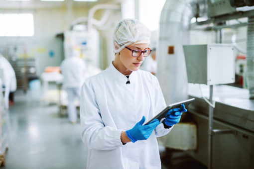 Femal doctor using tablet-GettyImages-1072249434