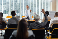 Doctors board room meeting-GettyImages-1365555907