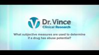Human Abuse Potential: Subjective Ratings
