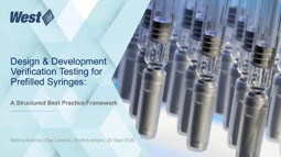 West Design Development Syringes