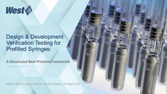West Design Development Syringes