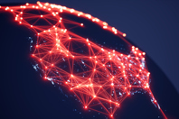 Abstract world map-GettyImages-1328650251