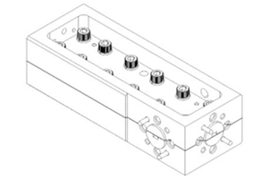 WR-10 (75-110GHz) 10 dB High Directivity Coupler: C10-1000WG C10-1000WG_450x300