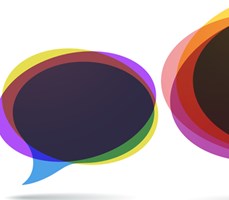 How Would Google Run A Clinical Drug Trial? comment cloud with color - stock