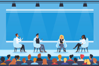 GettyImages-2180891756 roundtable, discussion, audience, live event