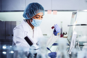 Continuous Flow Chemistry (Processing) For Intermediates And APIs iStock-1256323051-scientist-research-lab-development-samples-microscope