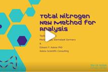 Total Nitrogen New Method For Analysis: Webinar