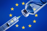 Leading European CDMO For Drug Product Manufacturing syringe, vaccine, europe flag-GettyImages-1285131583