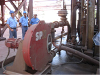 Fig 3: Abrasive Sludge Installation
