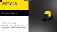 PAT And Data Analytics: Missing Pieces Of The Upstream Process Intensification Puzzle Splash