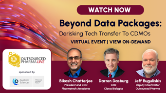 Beyond Data Packages: Derisking Tech Transfer To CDMOs