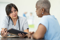 GLP-1 Ocular Safety Monitoring At Point-Of-Need doctor patient health plan-GettyImages-1357807788