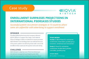 Clinical Leader-Enrollment Psoriasis-CaseStudy-October Clinical Leader-Enrollment Psoriasis-CaseStudy-October