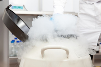 Achieving Container Closure Integrity During Cryogenic Storage Conditions Using An Optimized Vial Stopper Combination cryogenic liquid nitrogen GettyImages-1333406903
