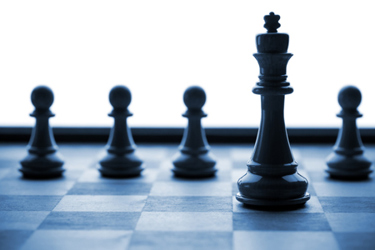 Chess board, standing out of the crowd-GettyImages-184101068 Chess board, standing out of the crowd-GettyImages-184101068