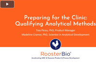 Preparing For The Clinic Qualifying Analytical Methods