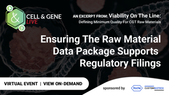 Ensuring The Raw Material Data Package Supports Regulatory Filings 