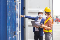 Not Particularly For A Pandemic, But The Supply Chain Was Ready Teamwork-Forman-and-woman-wearing-safety-mask-iStock-1241151425
