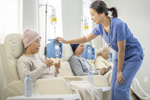 Jumo Health Oncology Expertise Nurse and oncology patients-GettyImages-1480325057