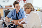 Enhance Access And Improve Retention In Rare Disease Trials With HTS GettyImages-1269813787 mobile visit nurse