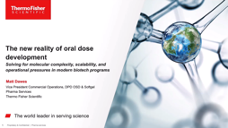 Thermo Fisher Scientific Capabilities Update April 2026 Small Molecule Drug Product