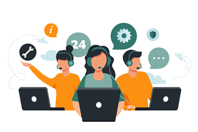 “Hypercare” When It's Critical At Your CDMO Customer service hotline operators-GettyImages-1359876068