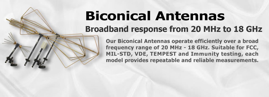 A.H. Systems EMC Test Antennas, Preamplifiers, Current Probes