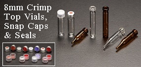 8mm Crimp Top and Snap Cap Vials