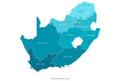 Republic of south africa map-GettyImages-1432695473