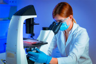 Sensitive Monitoring Of CAR+ T Cells In Peripheral Blood GettyImages-1151756225-scientist-microscope-laboratory-assay-analysis