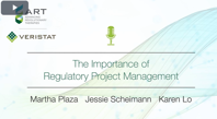The Importance Of Regulatory Project Management veristat regulatory project management vid
