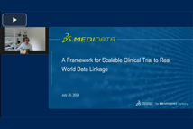 A Framework for Scalable Clinical Trial to Real World Data Linkage