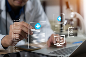 modern medical healthcare, telemedicine-GettyImages-2228735046