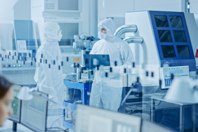 The Benefits Of End-To-End Formulation And Fill/Finish Of Biologics GettyImages-1219894348-lab-cleanroom-PPE
