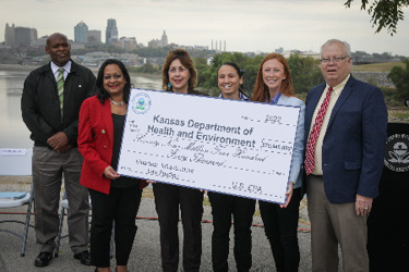 EPA and KDHE big check group 10-5-22 EPA and KDHE big check group 10-5-22