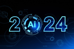 Digital AI hologram with 2024-GettyImages-1824058980