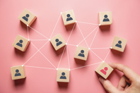 Blocks People Connected Network