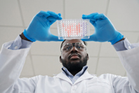 Lab worker examining samples-GettyImages-1635834680