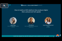 Engineering An AAV Platform For Superior Titer And Capsid Integrity Mirus - AAV platform webinar
