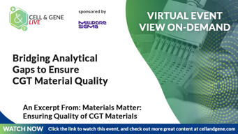 Bridging Analytical Gaps to Ensure CGT Material Quality