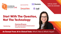 Start With The Question, Not The Technology